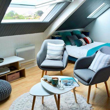 Ferienwohnung Agreable Cocon Sous Les Toits - Parking - Wifi Pleneuf-Val-Andre Exterior foto