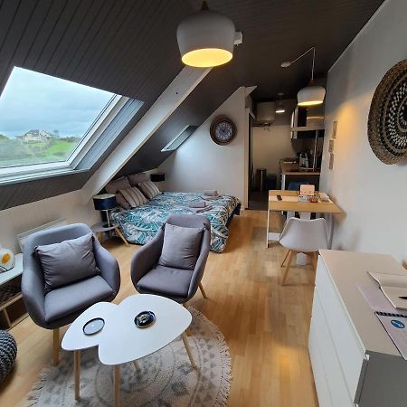 Ferienwohnung Agreable Cocon Sous Les Toits - Parking - Wifi Pleneuf-Val-Andre Exterior foto