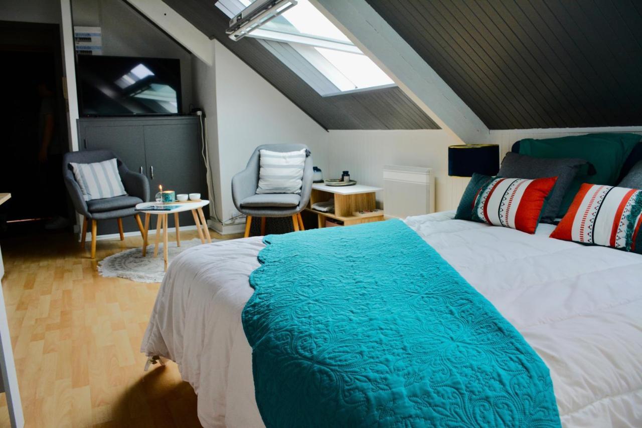 Ferienwohnung Agreable Cocon Sous Les Toits - Parking - Wifi Pleneuf-Val-Andre Exterior foto