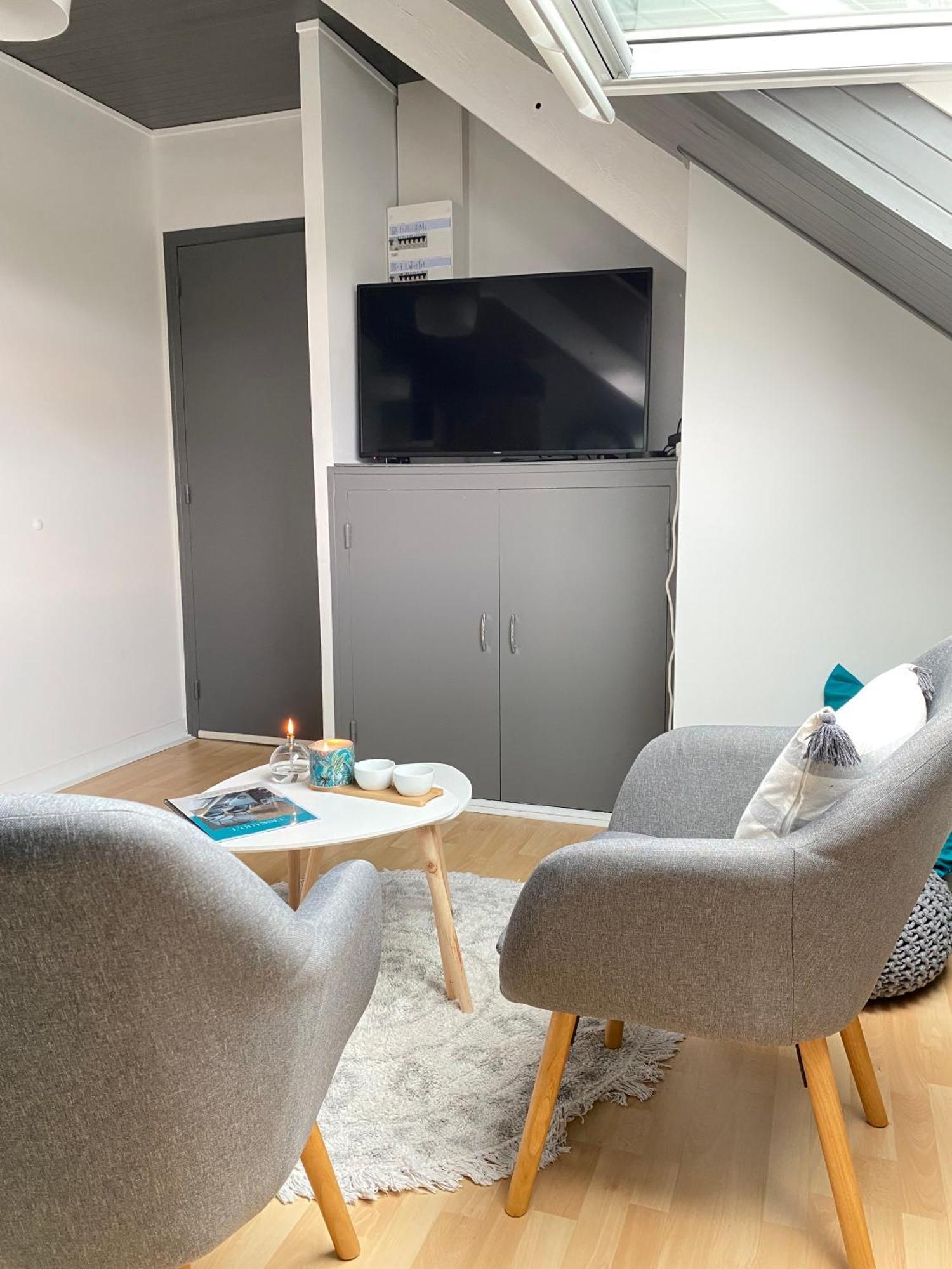 Ferienwohnung Agreable Cocon Sous Les Toits - Parking - Wifi Pleneuf-Val-Andre Exterior foto