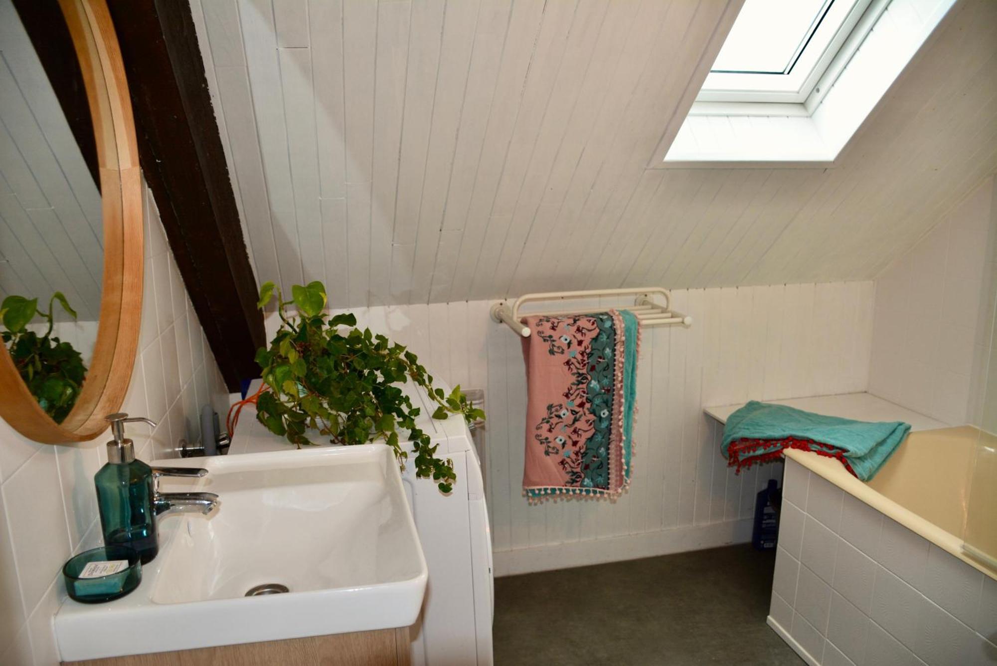 Ferienwohnung Agreable Cocon Sous Les Toits - Parking - Wifi Pleneuf-Val-Andre Exterior foto